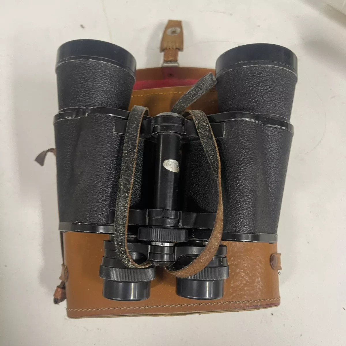 Sears Vintage Binoculars Model 6204 Coated Optics 7 x 50mm Black
