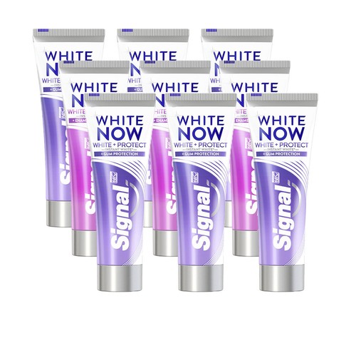 Signal White Now Instant Whitening Toothpaste Enamel Gum Protect Bundle 9-Pack