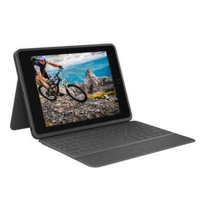 Logitech Rugged Graphite Folio USB Typ-C AZERTY Französisch