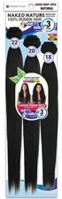 SHAKE N GO WET & WAVY NAKED NATURE 100% HUMAN HAIR-LOOSE DEEP 3PCS 18"20"22" NAT