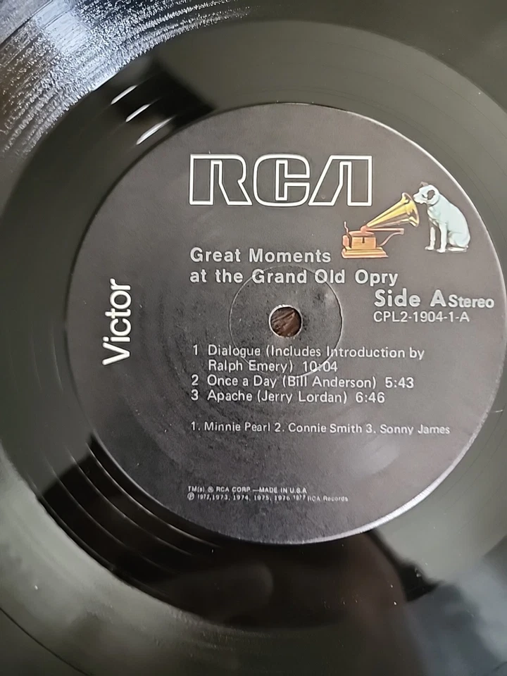 Great Moments At The Grand Ole Opry 2lp VINYL RCA Victor CPL2-1904 1977 - Image 4 of 4