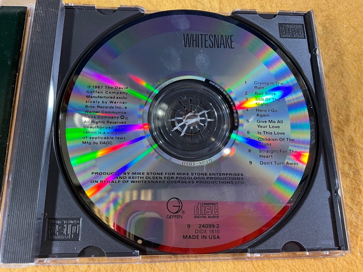 ホワイトスネイク D12-45 WHITESNAKE - 1987 - GEFFEN 924099-2 - CD - ROCK | eBay