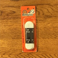 Shoe Gear Athletic Round White Shoelaces 36" 91cm MPN 73-1 Replacement Laces
