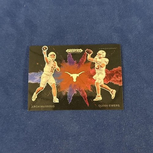 2025 Prizm Draft Picks Arch Manning Quinn Ewers Dual Black Color Blast FOTL SSP