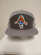 Smokey The Bear Hat Adult 5 Panel Cap Patch Richardson Leather Strap Back NEW