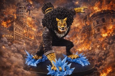 One Piece Ichiban Kuji  Rob Lucci Leopard Form D Prize Figure Bandai Japan