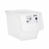 5Five Simply Smart Aufbewahrungsbox Mit FrontöFfnung, Kunststoff Transparent 24L