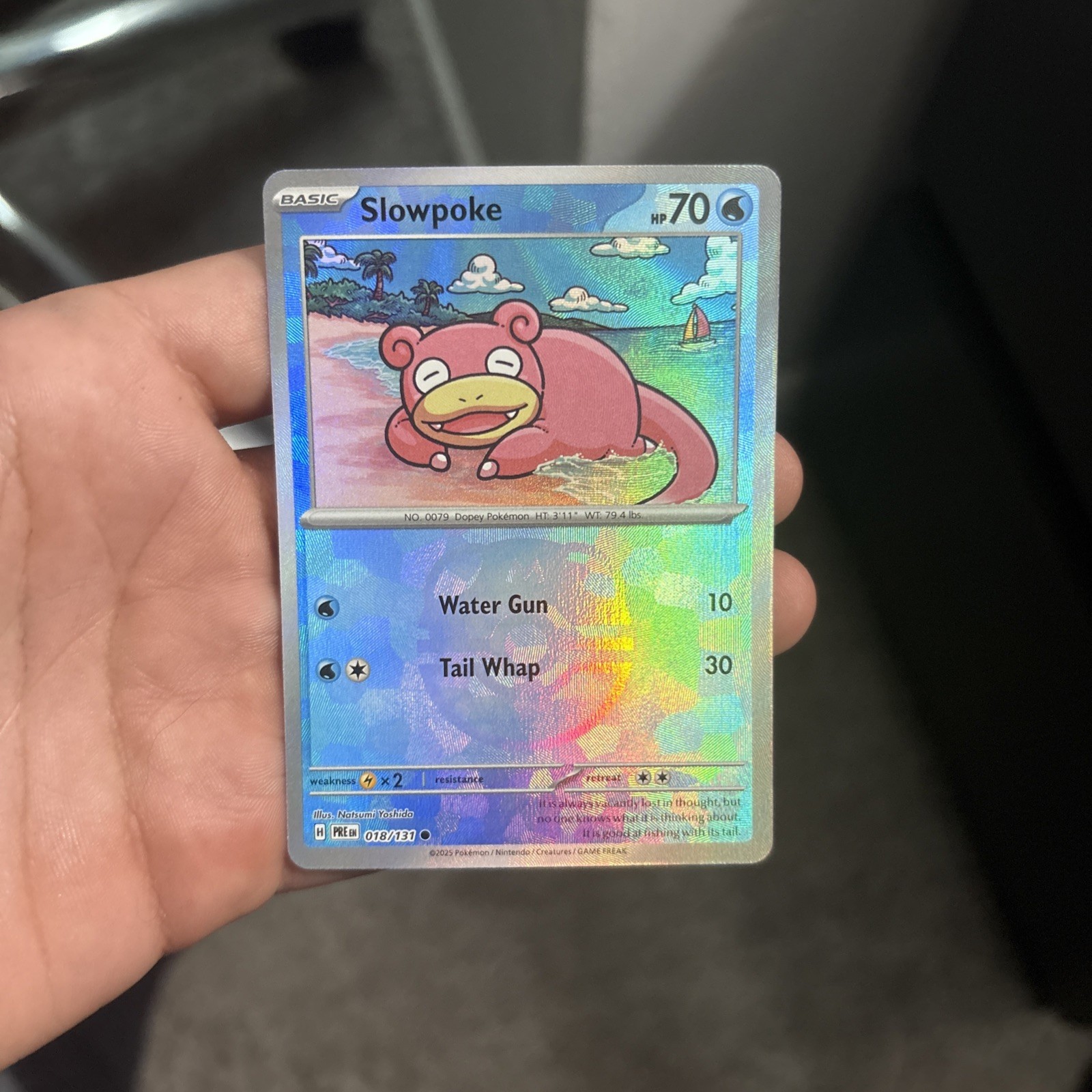 Slowpoke 018/131 Masterball Holo Prismatic Evolutions NM