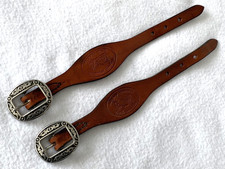 NEW Jeremiah Watt Buckles Allegany Mountain Leather STIRRUP HOBBLES~High QUALITY