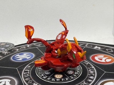 Bakugan Pyrus Ultra Dragonoid Typhoon Spins Painted Anime Accurate Rare