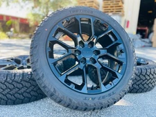 22" GMC Sierra Yukon 4x4 Wheels Rims Tires AT4X AEV Premium Prefered Edition NEW