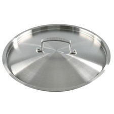 Deckel Ø 30 cm aus Edelstahl 18/10 gebürstet – ohne PFAS – für alle Herdarten...