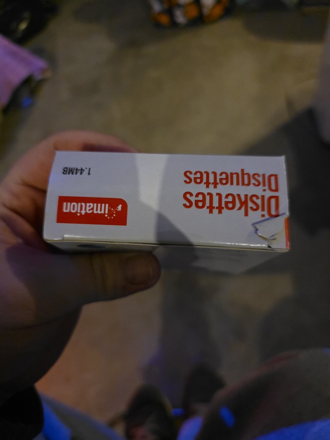 IMATION 3.5" Floppy Disks 1.44MB IBM 2HD 9-Pack Missing  One Open Box Diskettes 