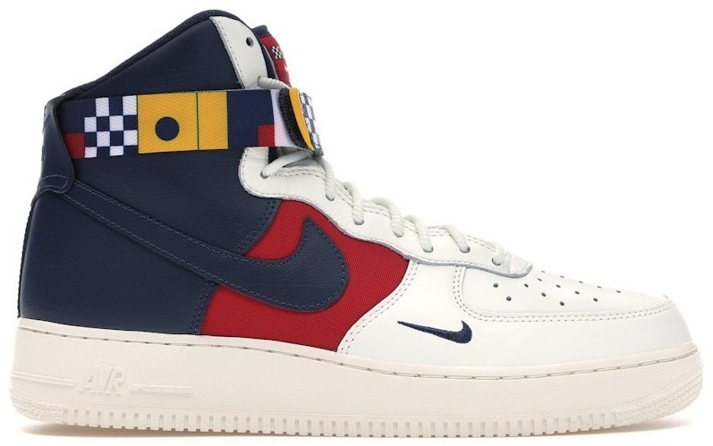 red and white nike air force ones