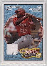 2008 Baseball Heroes Light Blue Memorabilia /200 Vladimir Guerrero #82 HOF 7xr