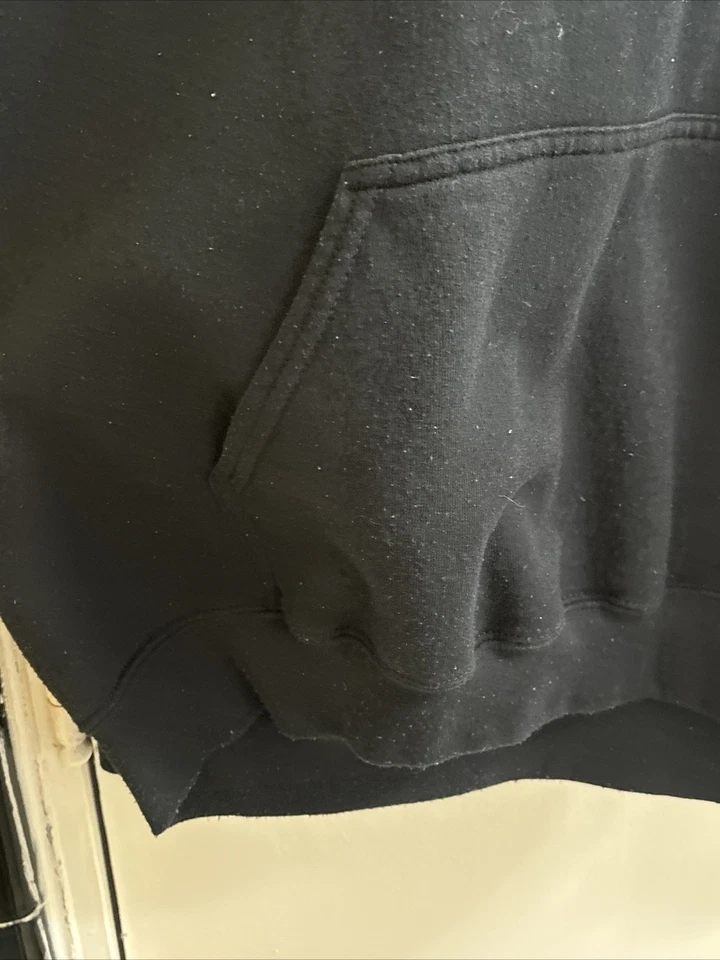 DE COLECCIÓN AEPI Sudadera con Capucha Bordada Grande Negra Alpha Epsilon Pi Fraternidad ENVÍO GRATUITO Foto 4 de 4