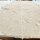 Large Round Beige Lace Doily Table Topper, 1 Pack, Over 25 in Wide — photo 3
