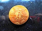 Photo of a 1947 Mexico 50 Pesos Gold from an eBay listing that sold on Jul 11, 2026