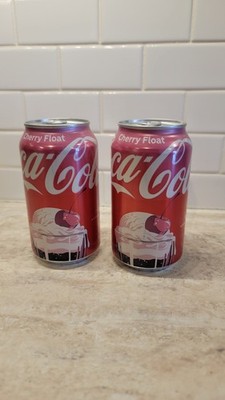 Limited Edition Coca Cola CHERRY FLOAT Vanilla Ice Cream Soda (2 Cans)