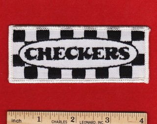 CHECKERS Off Road Motorcycle Club PATCH Vintage Desert Race Husqvarna Maico CZ