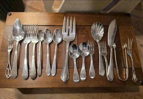 REED & BARTON & Other Sterling Silver Serving Flatwares 16 Pcs, 430g