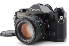  MINT Canon AE-1 Program black 35mm film Camera New FD 50mm f/1.4 lens JAPAN
