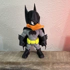 Daffy Duck as Batman Looney Tunes Figure Gray/Black Yellow Belt Orange