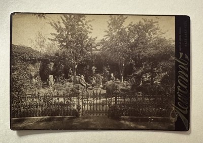 1880s Rosebank Cottage Cabinet Photo Salt Lake City Utah Mormon LDS Robert Dye