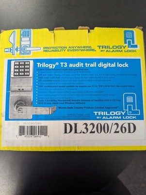 Trilogy by Alarm Lock DL3200/26D T3 Audit Trail Digital Lever Lock Grade 1