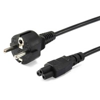 Equip Netzanschlusskabel Schutzkontakt --> Iec C5 Stecker Buchse 1,80 M Schwarz