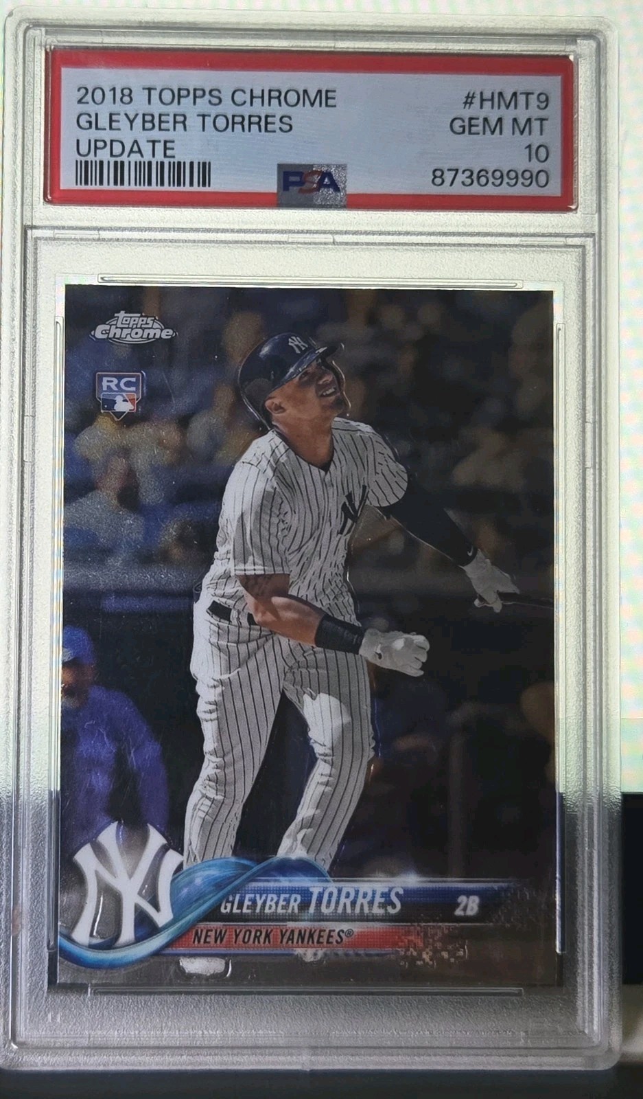 2018 Topps Chrome Update - Gleyber Torres #HMT9  (RC) - ROOKIE PSA 10