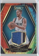 2015-16 Panini Select Swatches Tie-Dye Prizm 17/25 Chandler Parsons #40 1u6