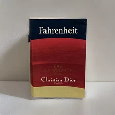 VINTAGE Christian Dior Fahrenheit EDT 1.5 ml / .05 oz Authentic With Card
