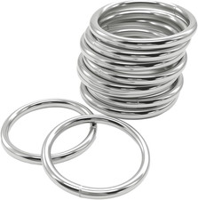 Metal Rings 2 Inch Macrame Metal Rings for Crafts for Macrame Plant Hangers Dog