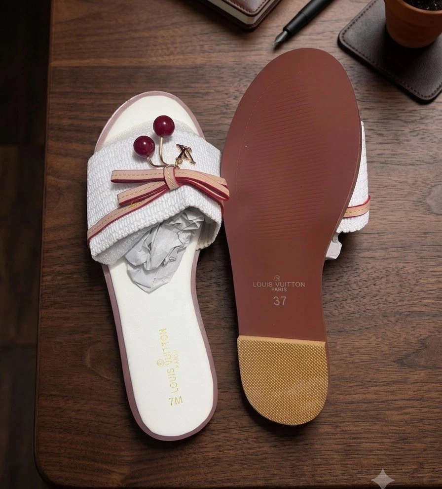 Louis Vuitton M Slide Sandals for Women for sale | eBay