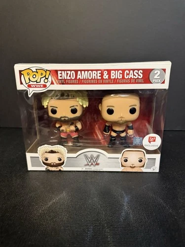 FUNKO POP ! ENZO AMORE & BIG CASS 2 PACK WALGREENS EXCLUSIVE POP WWE X01