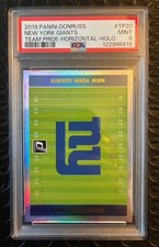 2019 Panini Donruss New York Giants TEAM PRIDE HOLO Horizontal TP20 /100 PSA 9