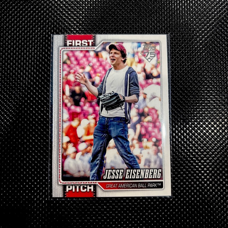 2026 Topps Jesse Eisenberg First Pitch #FP-5 Reds