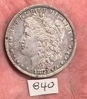 1883 O Morgan Silver Dollar and 1943 Walking Liberty Half, see photo