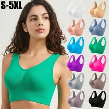Sport Bras Seamless Wire-Free Light Support Tank Sports Yoga Sleep Bra