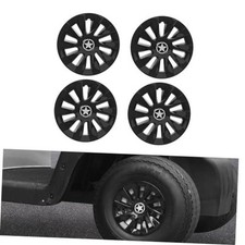 Golf Cart Wheel Covers Hub Caps for EZGO, Club Car, Yamaha, 8 Inch Shiny Black