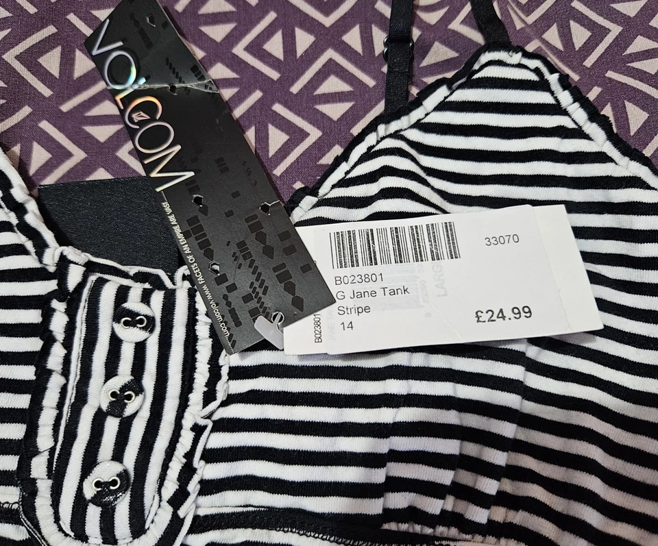 Ladies Retro Vest Tops x 2 (Size 14) BNWT - Image 3 of 3