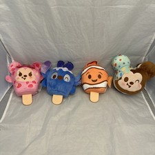 Disney Munchlings Collectors Edition Set Of 4 Mickey Minnie Stitch Nemo Plush