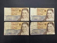 Central Bank Of Ireland £5 Pounds / Punt Banknote Set (4) LOT: 2604-011