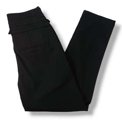 NWT Pistola Kori High Waisted Pleated Trouser Pants Sz. 27x29 Night Shift Black