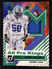 2025 Panini Donruss #APK-PSL Penei Sewell All Pro Kings Patch /425