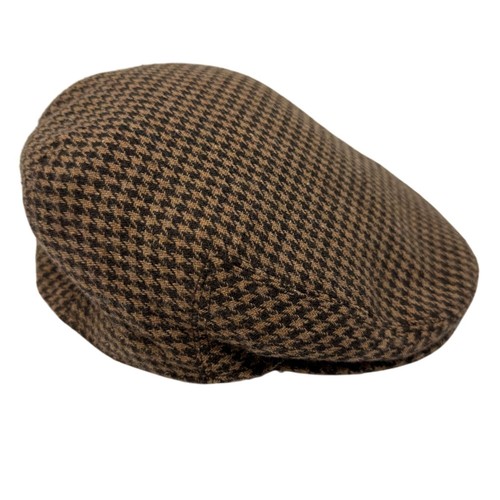 Gorra Kangol Tweed Guijarros Para Hombres Mediana Marrón Pata de Gallo Patrón Heritage Sombrero Plano - Imagen 2 de 8