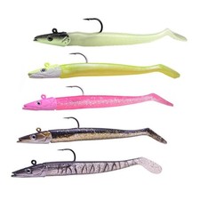 Soft Swimbaits Silicone Fishing Lures Rigged Lead Head Jigs Soft Lure Bass Swim