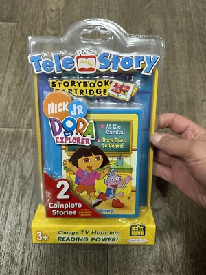 TeleStory Nick Jr Dora The Explorer Storybook Cartridge 2 Complete Stories