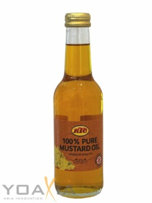 [ 250ml ] KTC Reines Senföl für Ayurwera Massage Anwendungen